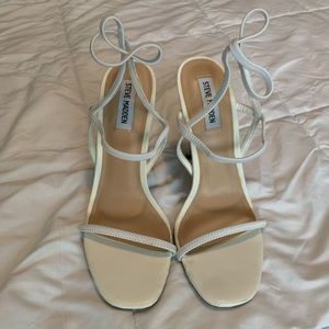 White Steve Madden Stilettos